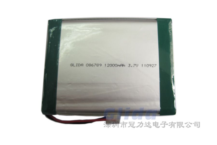 大容量聚合物锂电池086789 12AH